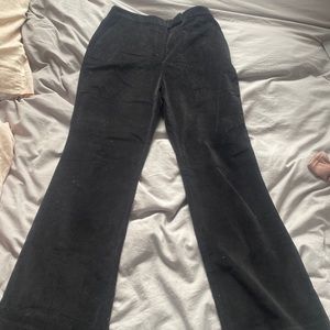 Zara velvet dress pants (long)